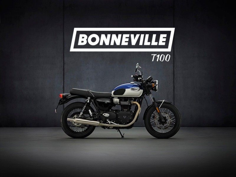 ใหม่ New Triumph Bonneville T100 2023 ข้อมูล ราคา ตารางผ่อน-ดาวน์ รถจักรยานยนต์บิ็กไบค์สไตล์เรโทรคลาสสิก